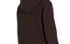 CLASSIC SMALL LOGO ZIP HOODIE DARK BROWN