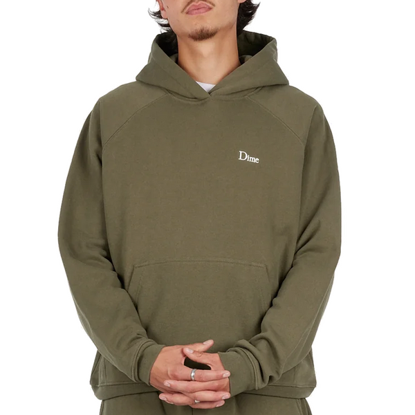 CLASSIC SMALL LOGO HOODIE IVY GREEN