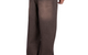 BAGGY DENIM PANTS SANDBLASTED DARK BROWN