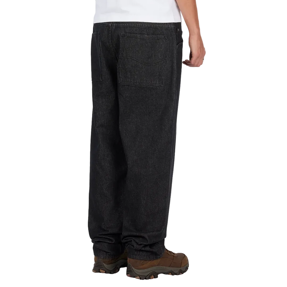 RELAXED DENIM PANTS BLACK WASHED