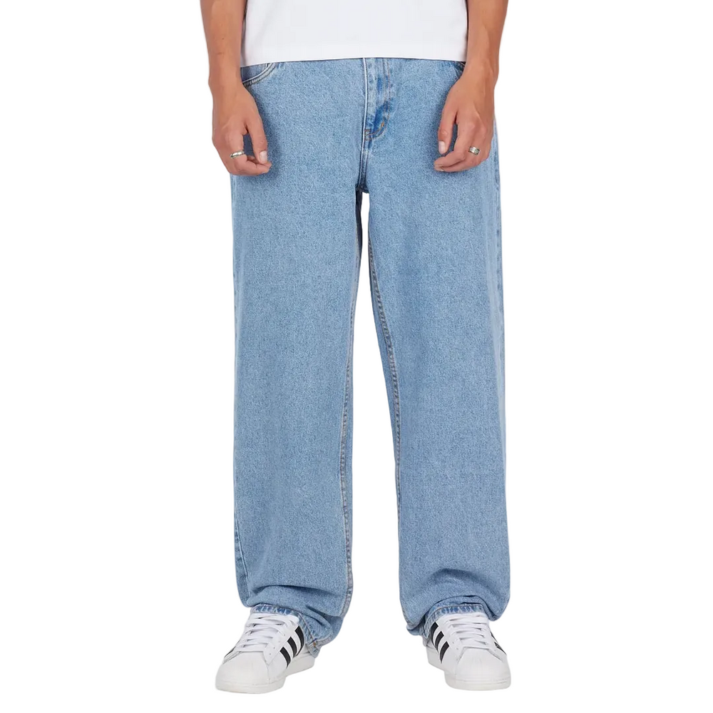 RELAXED DENIM PANTS BLUE WASHED