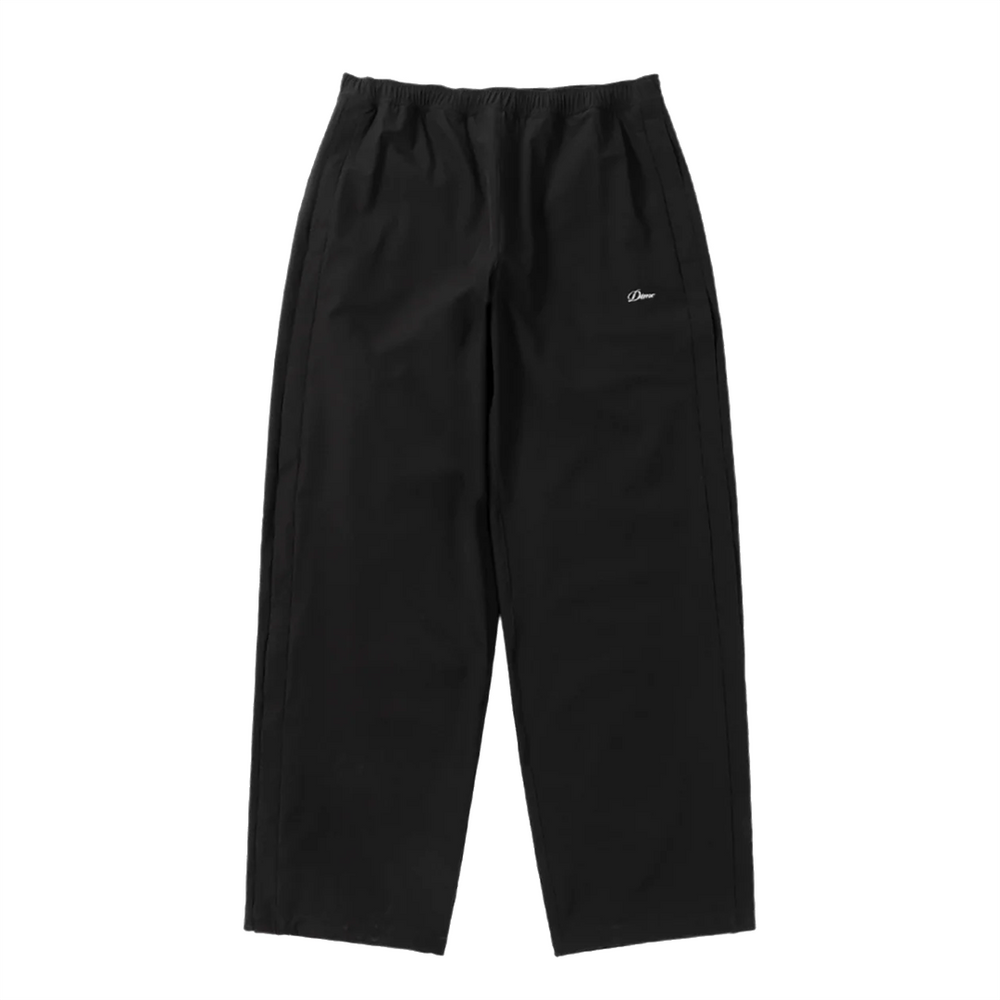 ATHLETIC SNAP PANTS BLACK / RED