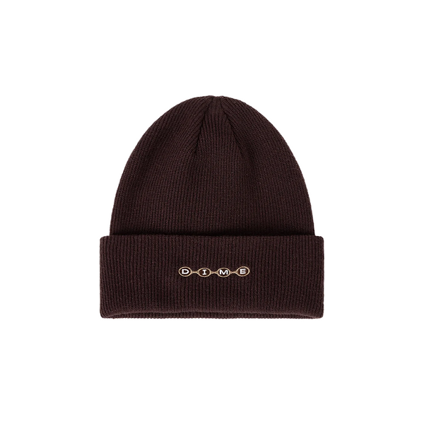 SPACE FOLD BEANIE DARK BROWN