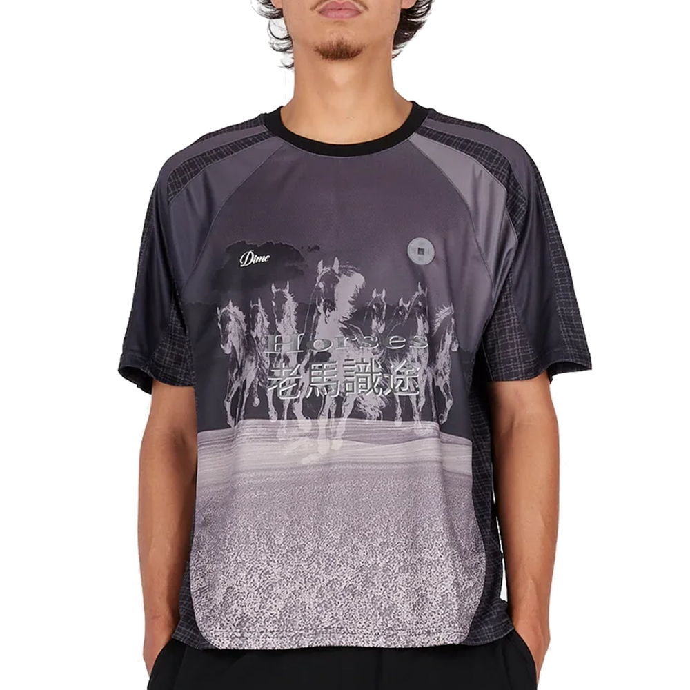 YEAR OF THE HORSE GRAPHIC JERSEY CHARCOAL BLACK