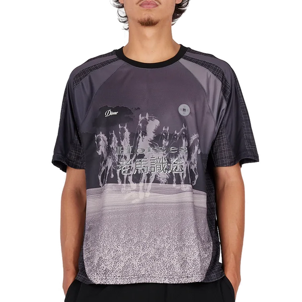 YEAR OF THE HORSE GRAPHIC JERSEY CHARCOAL BLACK