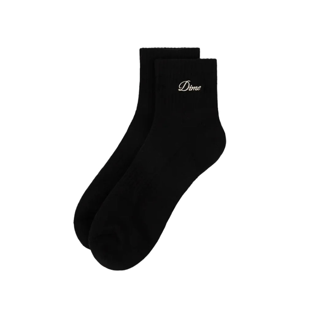 TWO PACK ANKLE SOCKS BLACK