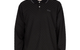 JACQUARD LS POLO BLACK