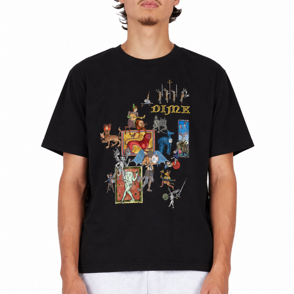 WHAT THE MEDIEVAL T-SHIRT BLACK