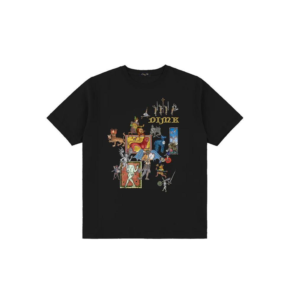 WHAT THE MEDIEVAL T-SHIRT BLACK