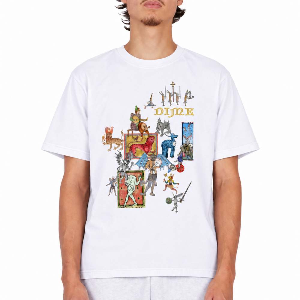 WHAT THE MEDIEVAL T-SHIRT WHITE