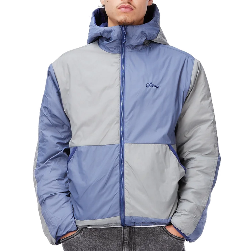 REVERSIBLE INSULATED JACKET BLUE IRIS