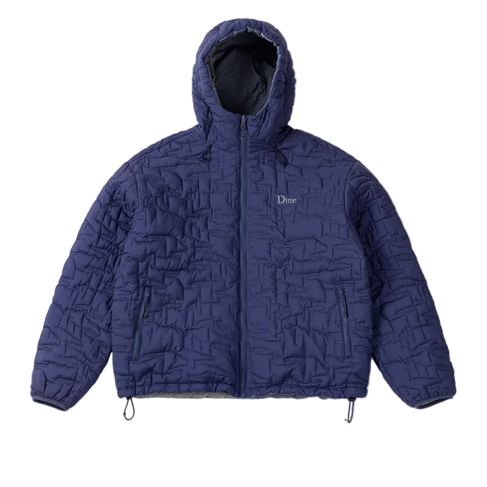 REVERSIBLE INSULATED JACKET BLUE IRIS