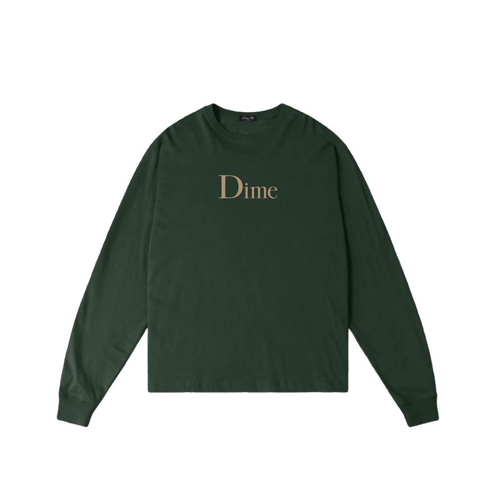CLASSIC BIG LOGO LS T-SHIRT MOUNTAIN GREEN