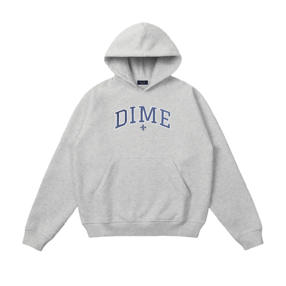 VARSITY HOODIE HEATHER GREY
