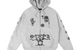 SIGIL ZIP HOODIE HEATHER GREY
