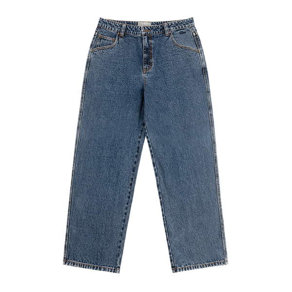 RELAXED DENIM PANTS STONE WASHED