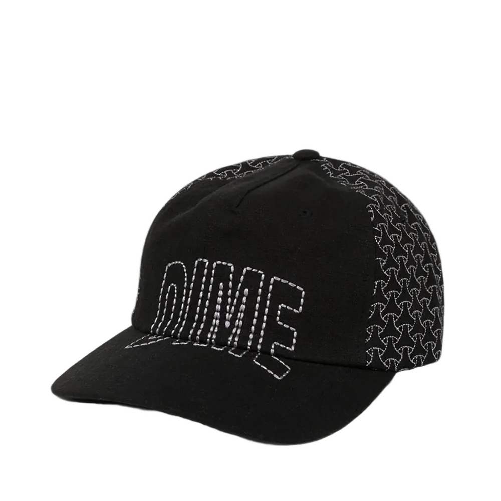ALLOVER STITCH WORKER CAP BLACK