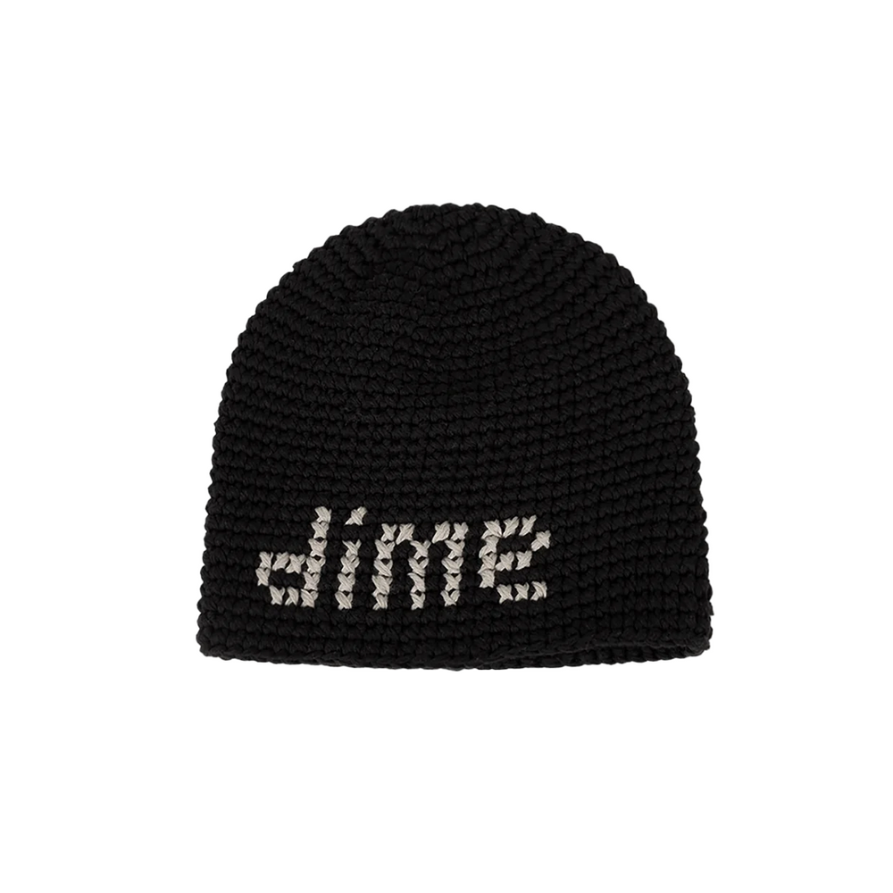 CROCHET SKULLY BLACK
