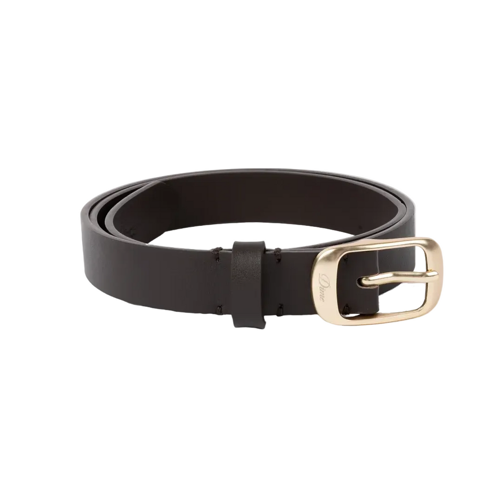 DRESS LEATHER BELT BROWN