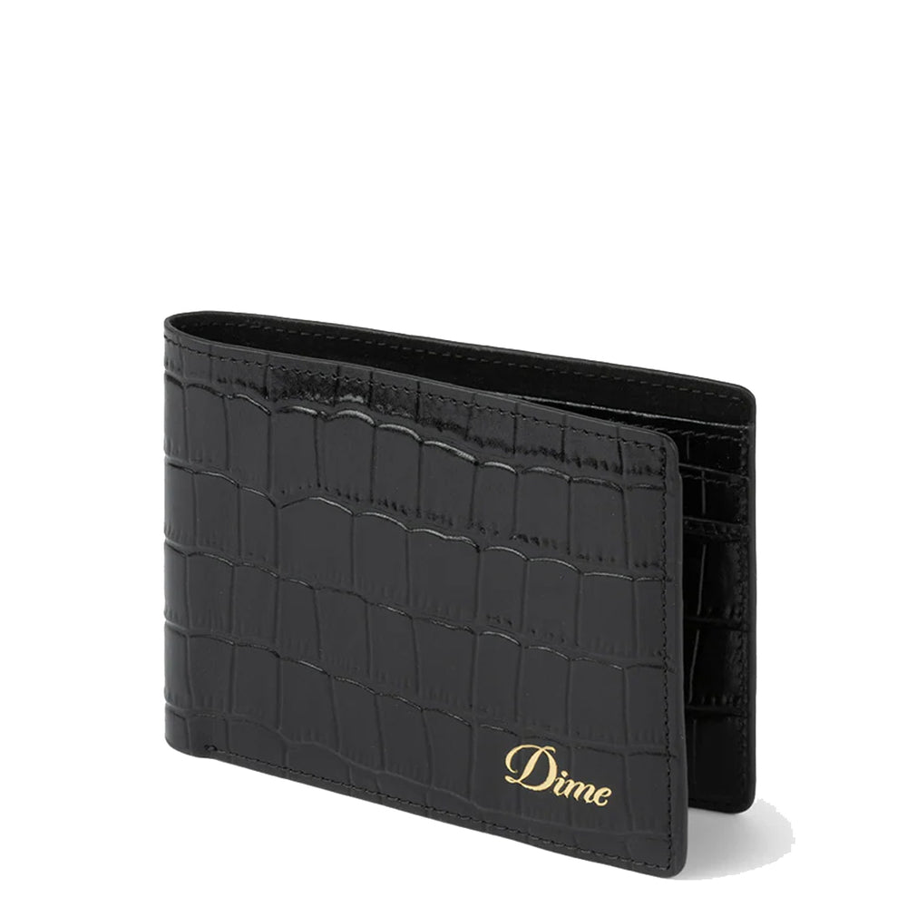 CROC BIFOLD WALLET BLACK