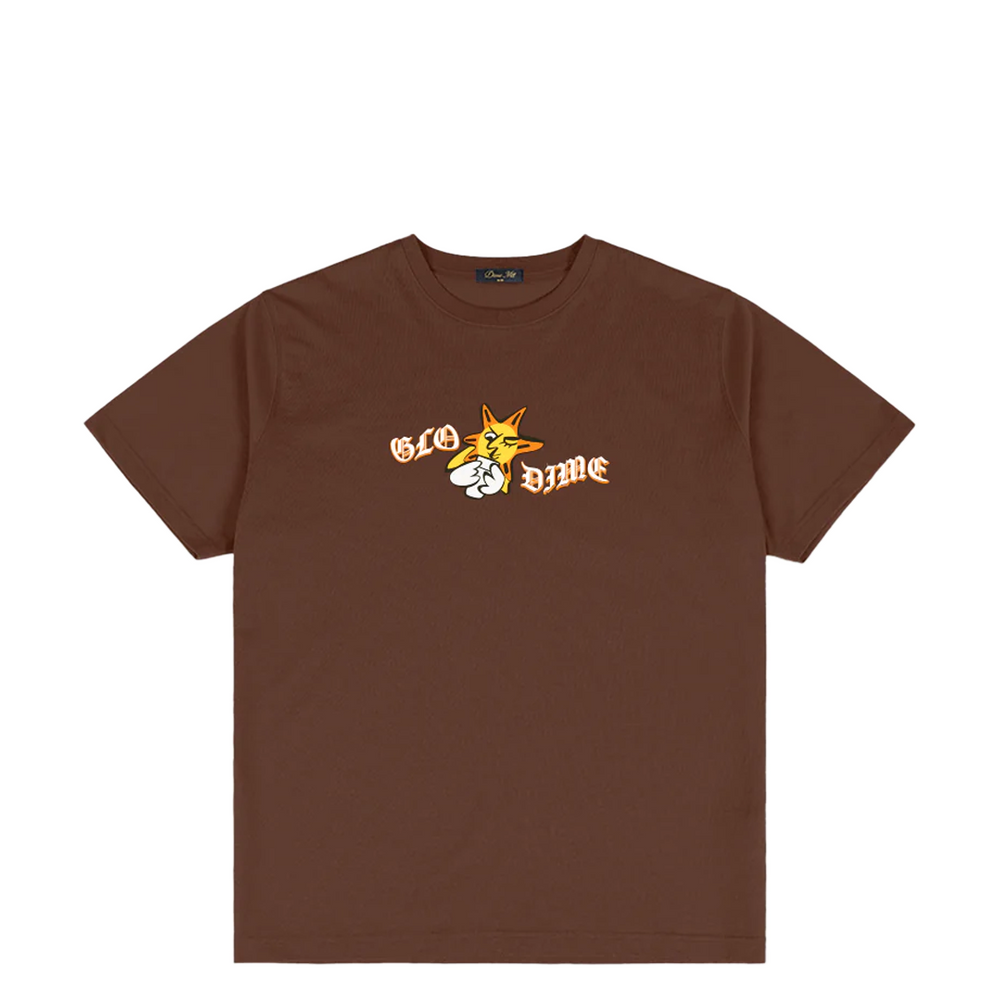 GLO DIME SUN T-SHIRT DARK BROWN