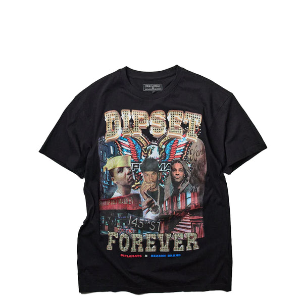 DIPSET FOREVER SHORT SLEEVE TEE BLACK