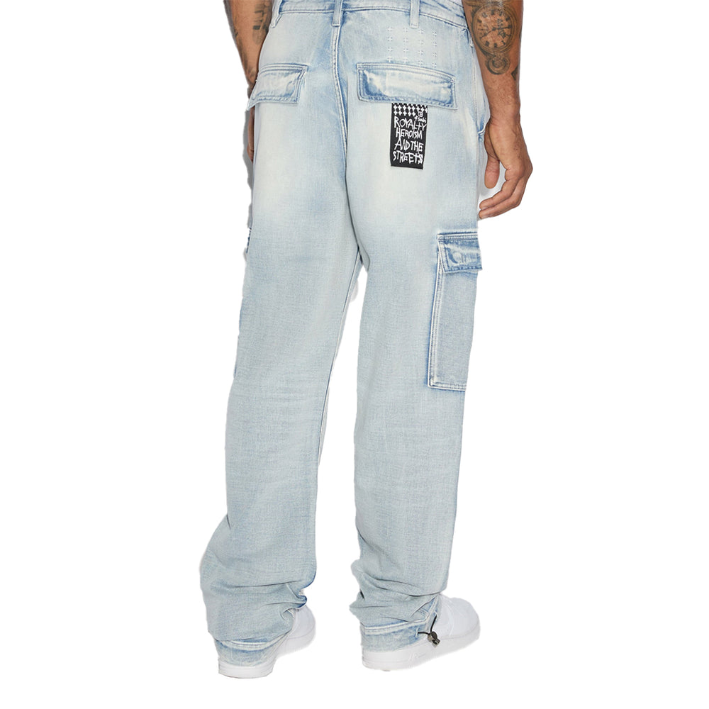 RIOT CARGO PANTS BLUE ICE