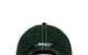 CONTRAST STITCH 6 PANEL HAT DARK GREEN