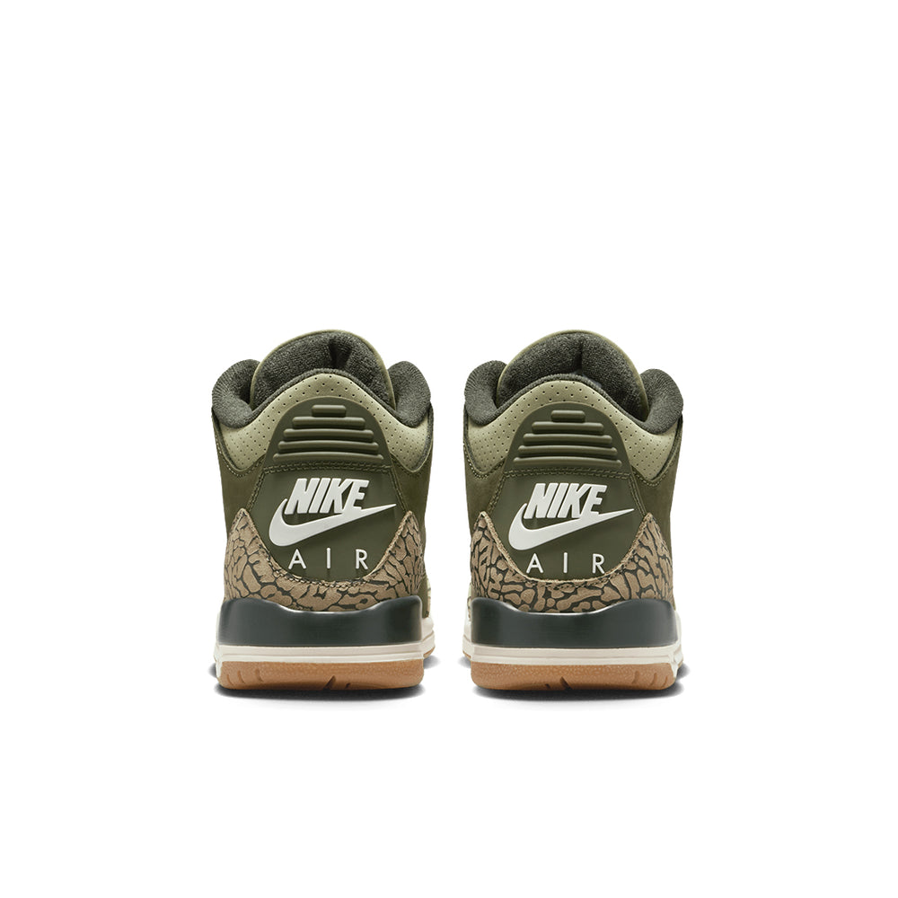 AIR JORDAN 3 RETRO (GS) MEDIUM OLIVE/SEQUOIA