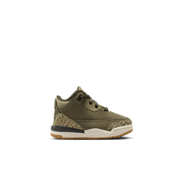 AIR JORDAN 3 RETRO (TD) MEDIUM OLIVE/SEQUOIA