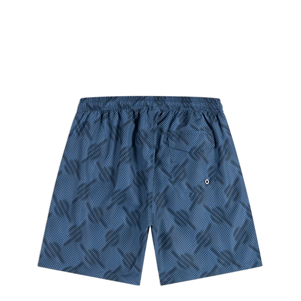 DOTTED MONOGRAM SWIMSHORTS QUIET HARBOR