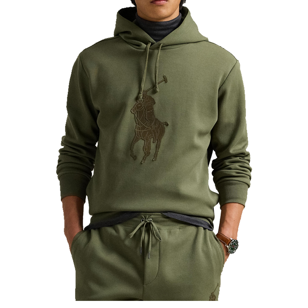 DOUBLE KNIT HOODIE GREEN