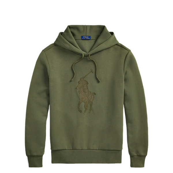 DOUBLE KNIT HOODIE GREEN