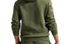 DOUBLE KNIT HOODIE GREEN