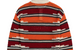 KENTE STRIPE KNIT POLO SWEATER