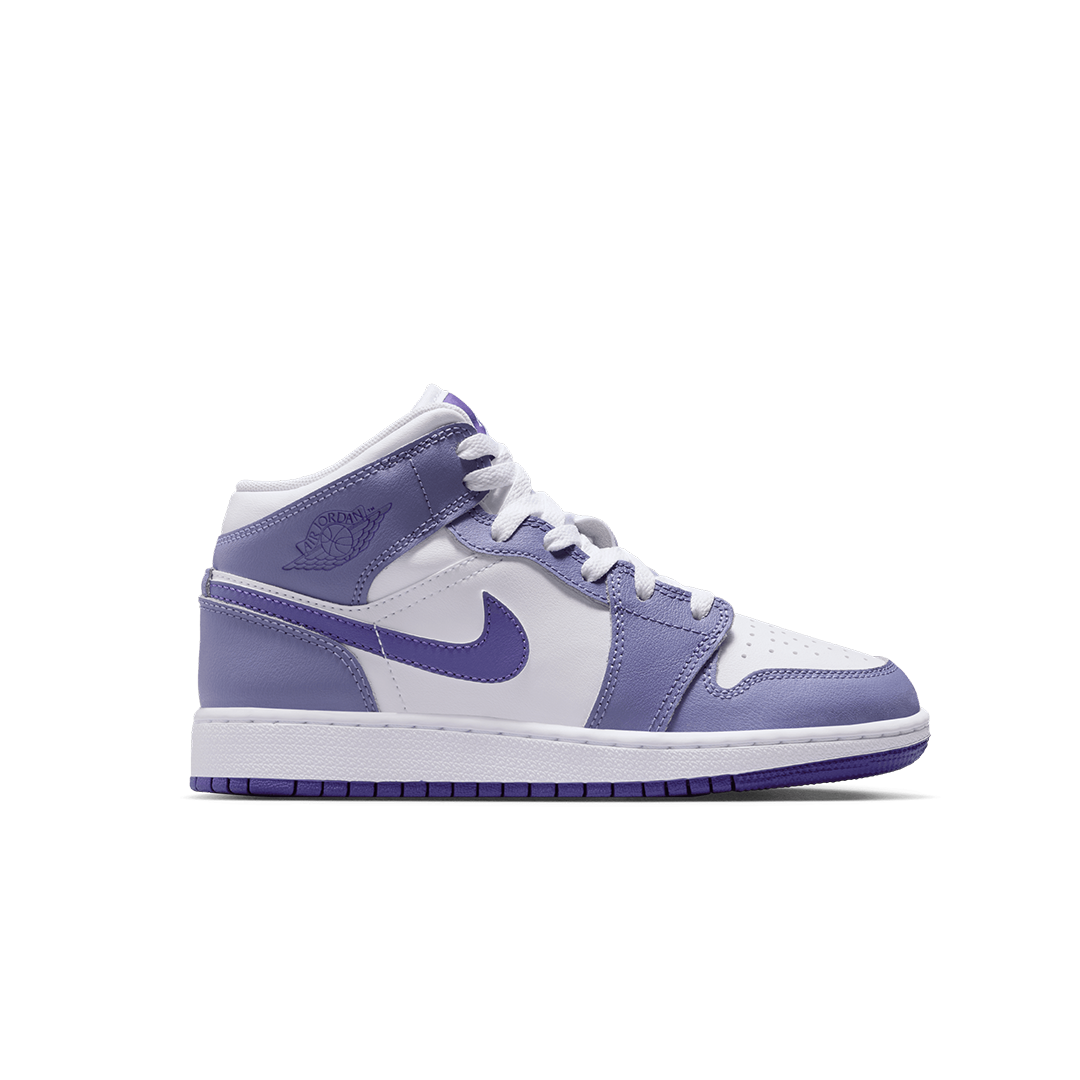 air jordan 1 mid purple aqua foot locker