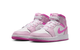 AIR JORDAN 1 MID (GS) PINK FOAM