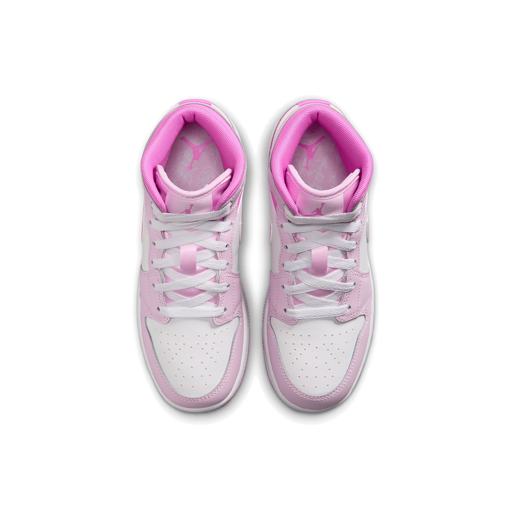 AIR JORDAN 1 MID (GS) PINK FOAM