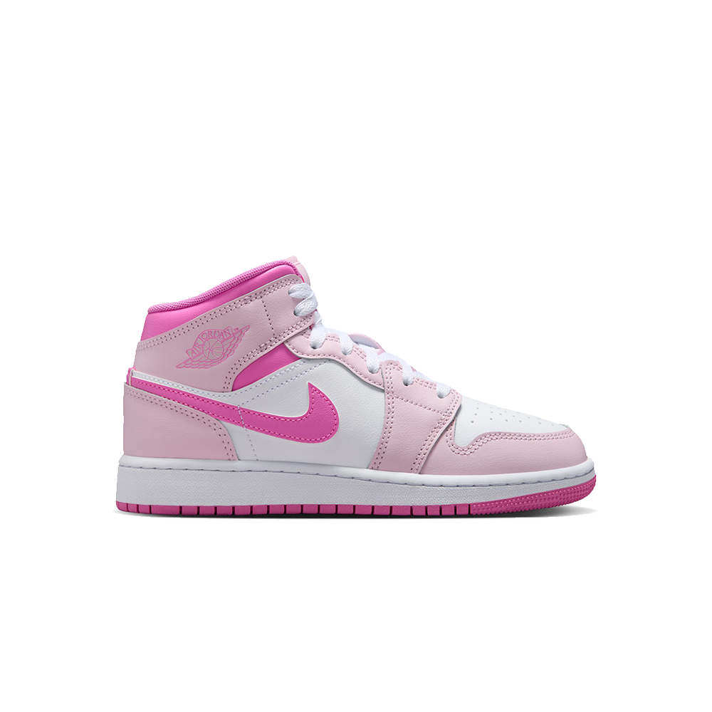 AIR JORDAN 1 MID (GS) PINK FOAM