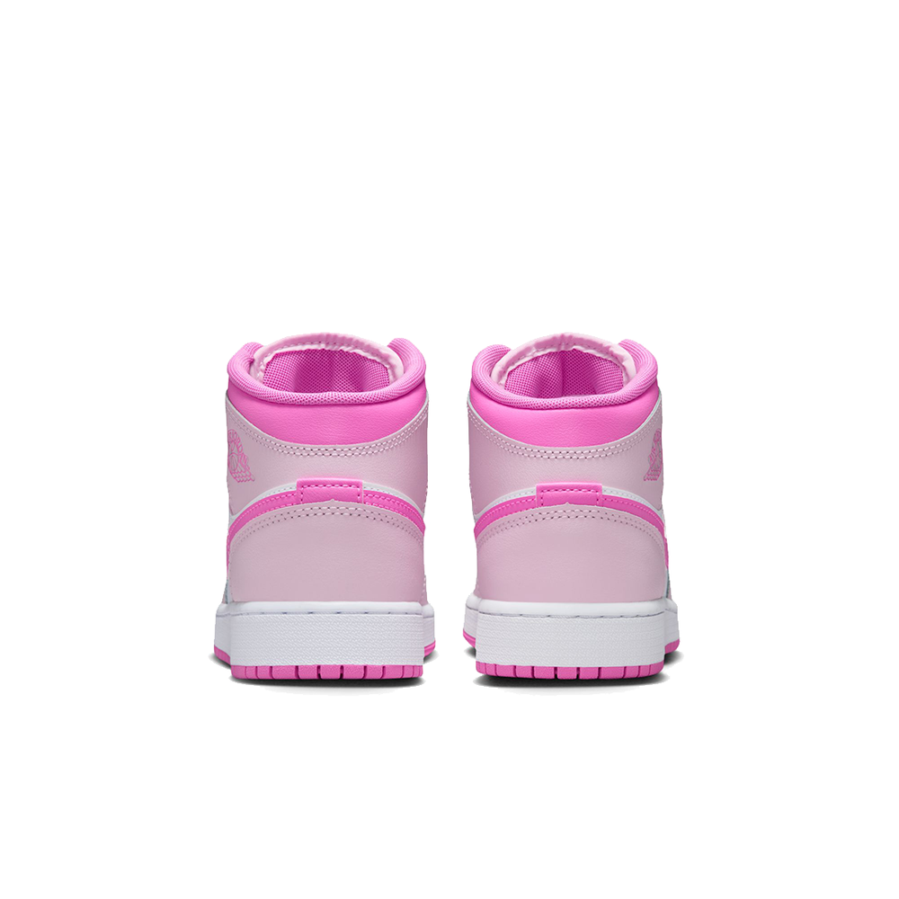 AIR JORDAN 1 MID (GS) PINK FOAM