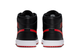 AIR JORDAN 1 MID BLACK / UNIVERSITY RED