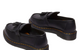 ADRIAN YELLOW STICH AMBASSADOR LEATHER LOAFERS BLACK
