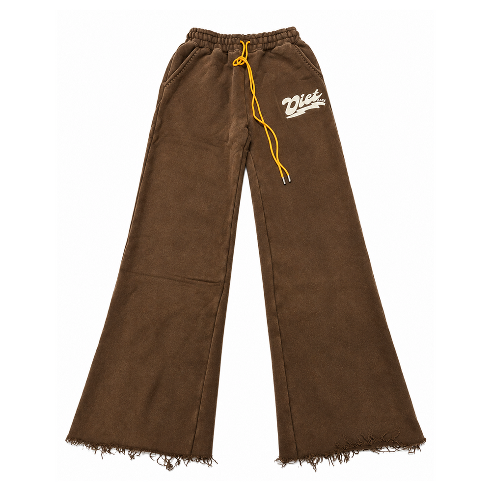 BOLT KNIT SWEATPANTS BROWN