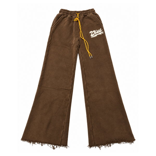 BOLT KNIT SWEATPANTS BROWN