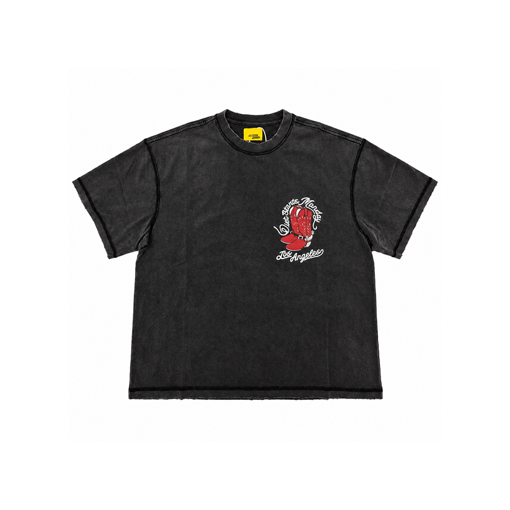 COWBOY TEE VINTAGE BLACK