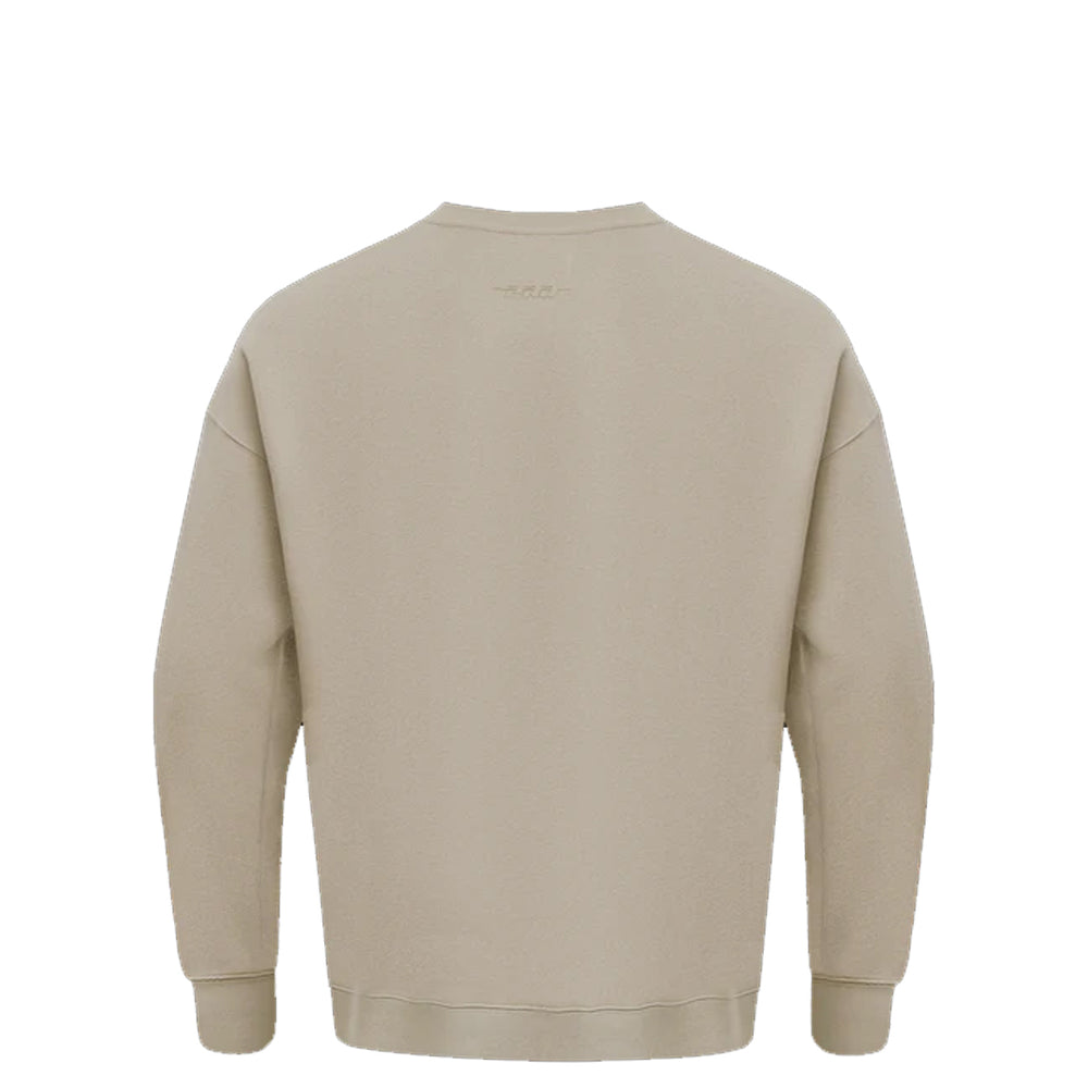 NFL DETROIT LIONS NEUTRAL DROP SHOULDER CREWNECK TAUPE