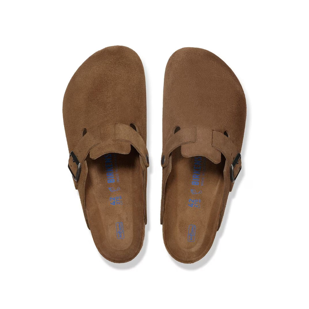 BOSTON SOFT FOOTBED SUEDE LEATHER - DARK TEA TONAL