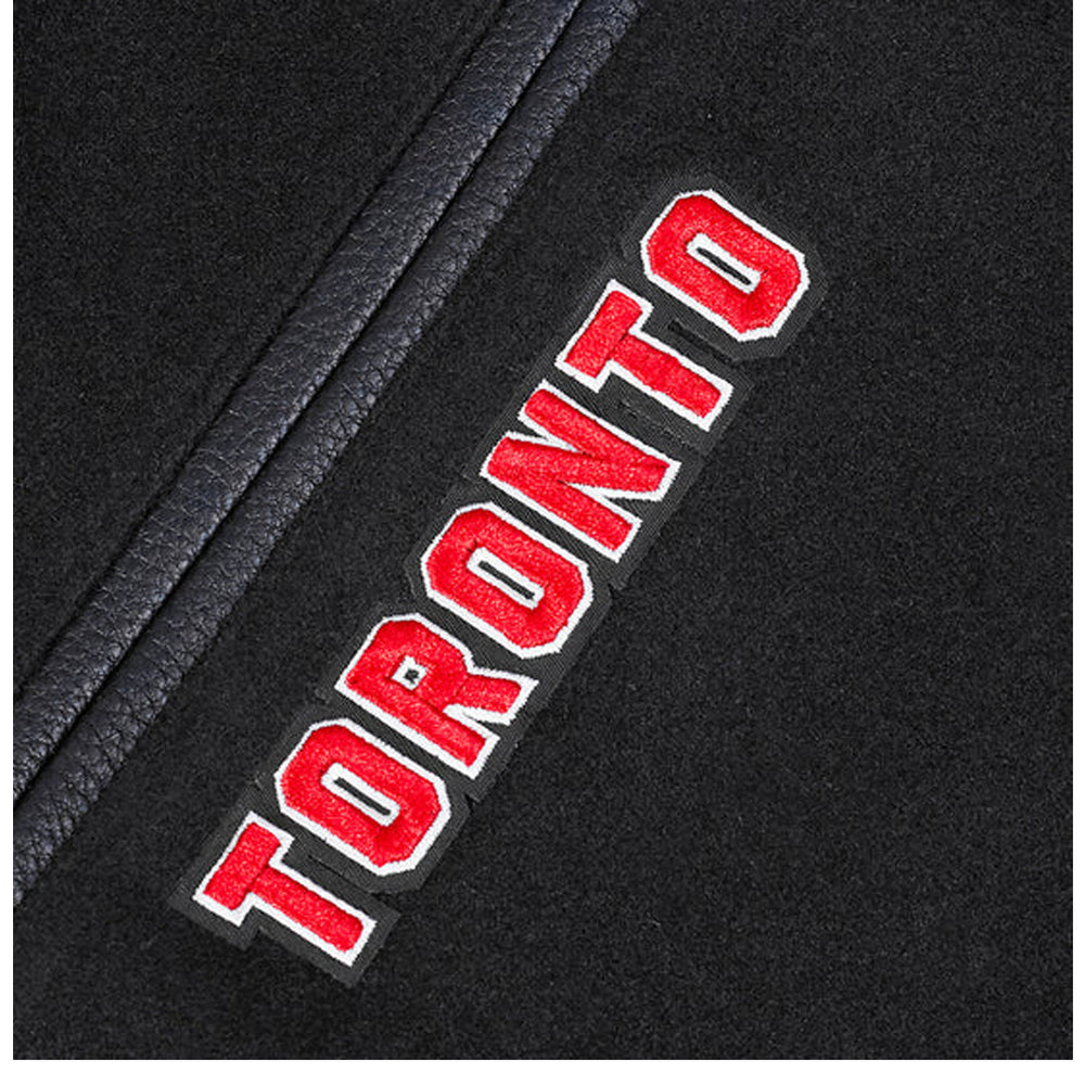 NBA TORONTO RAPTORS RETRO CLASSIC RIB WOOL VARSITY JACKET