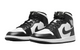 WOMEN'S AIR JORDAN 1 MID WHITE / BLACK