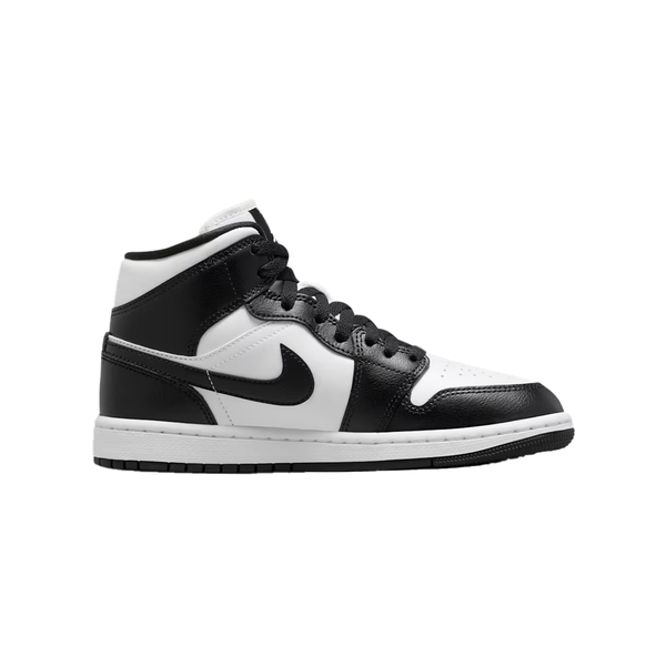 WOMEN'S AIR JORDAN 1 MID WHITE / BLACK